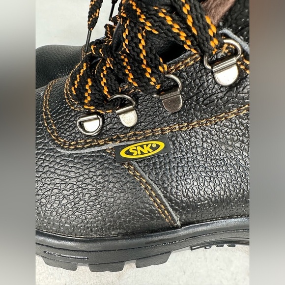 SNK - Boots - Black - Oil Resistant Sole - Men's Size 43EU/8.5US - New W/Tag - Picture 7 of 7